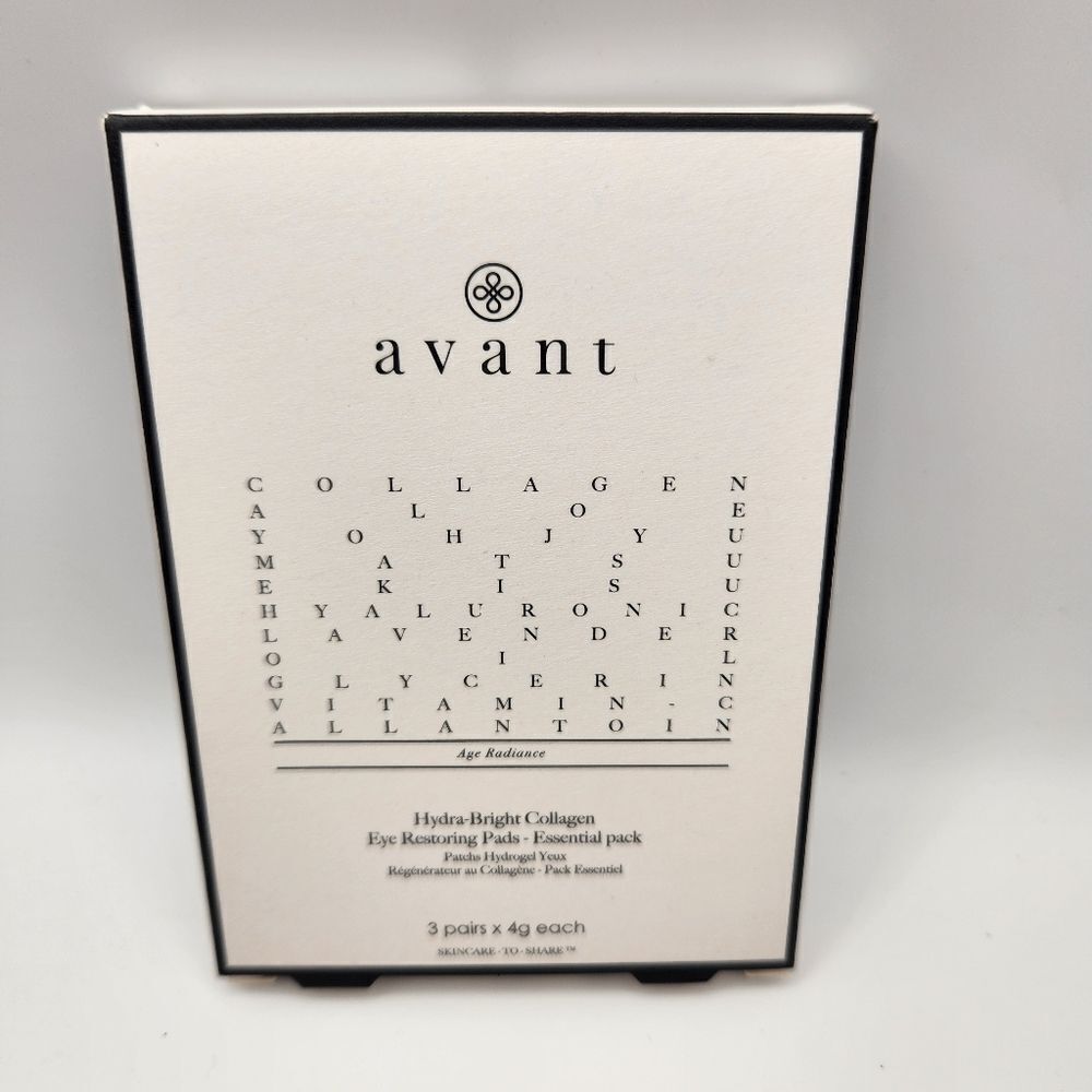 Avant Hydra-Bright Collagen Eye Restoring Pads - 3 Pairs